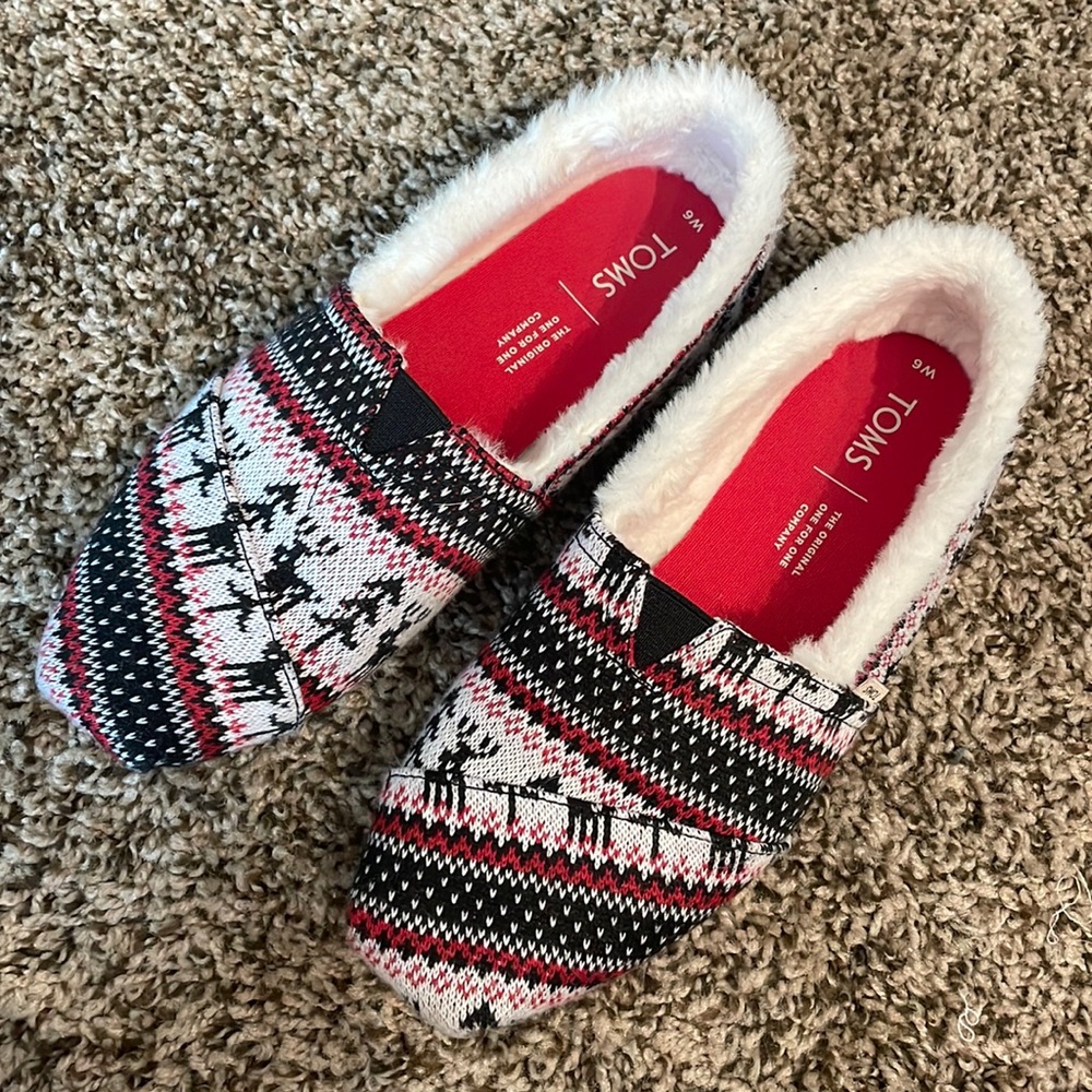 Fair Isle Reindeer Faux Shearling Women's Classics
